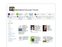 Tablet Screenshot of bibliotecatreviso.it